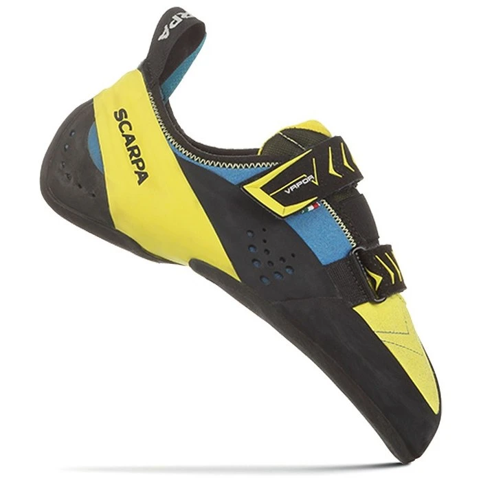 Scarpa Vapor V Climbing Shoe - Ocean/yellow 2 Scarpa Vapor V Climbing Shoe - Ocean/yellow - Image 2