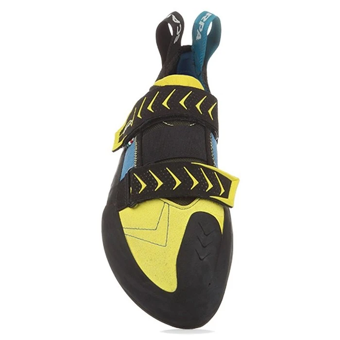 Scarpa Vapor V Climbing Shoe - Ocean/yellow 3 Scarpa Vapor V Climbing Shoe - Ocean/yellow - Image 3