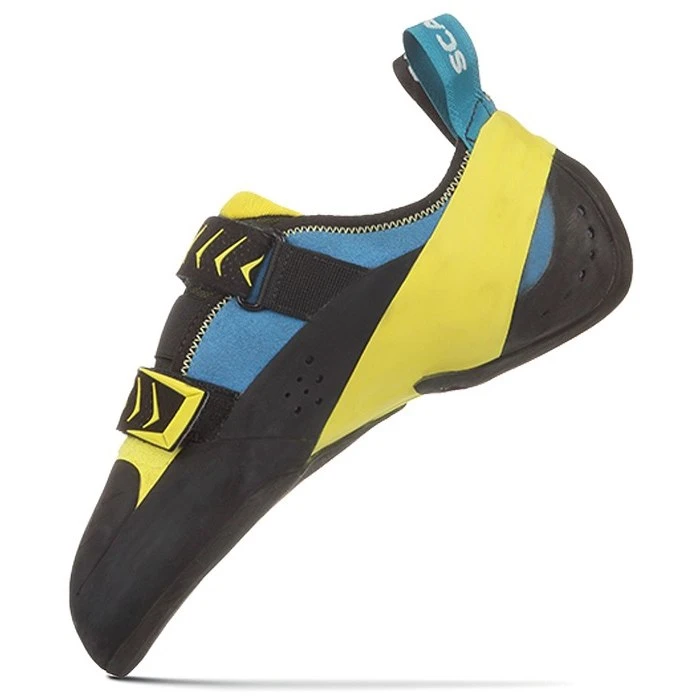 Scarpa Vapor V Climbing Shoe - Ocean/yellow 4 Scarpa Vapor V Climbing Shoe - Ocean/yellow - Image 4