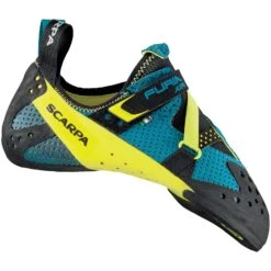 Scarpa Furia Air Climbing Shoe - Baltic Blue/yellow