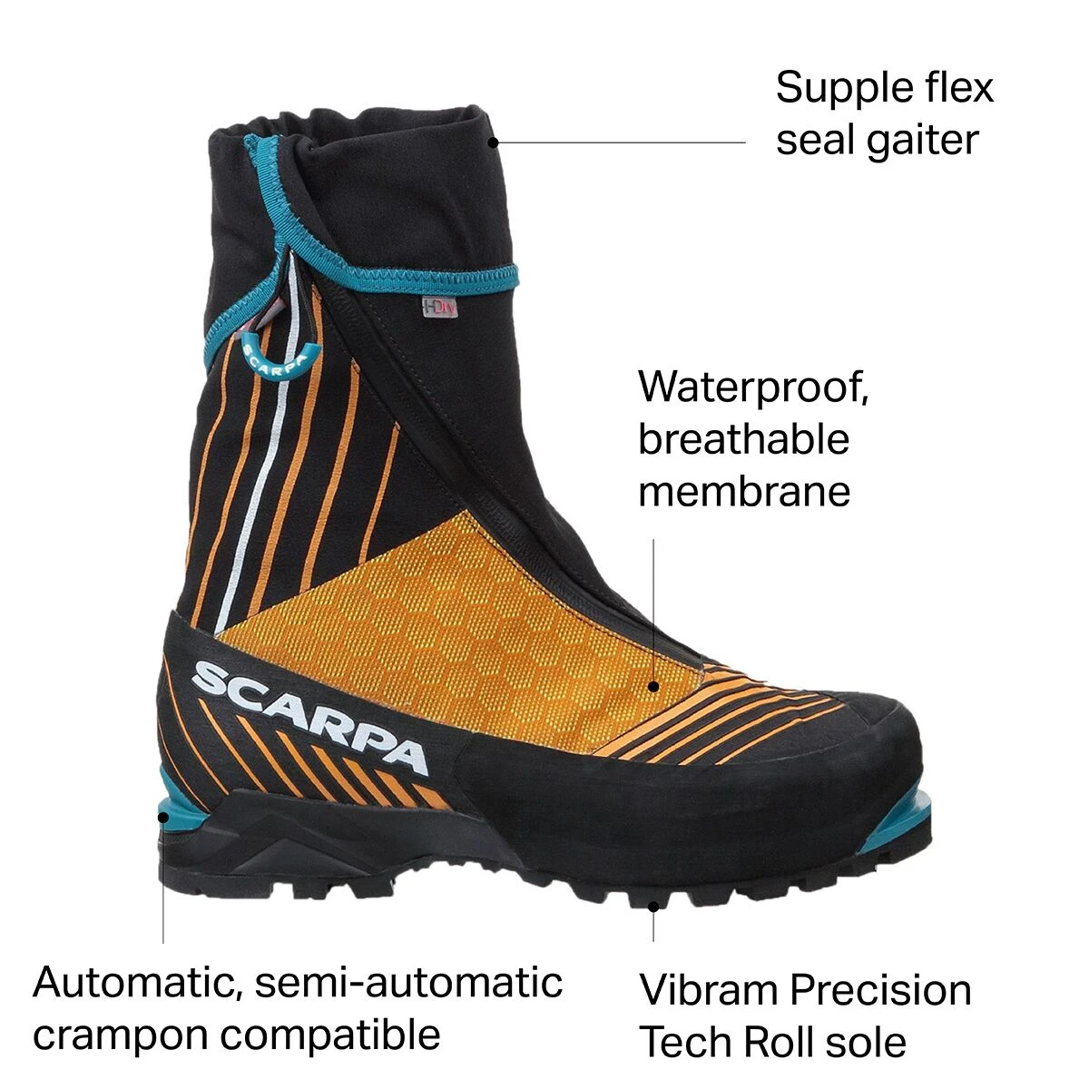 Scarpa Phantom Tech Mountaineering Boot - Men's 6 Scarpa Phantom Tech Mountaineering Boot - Men's - Image 6