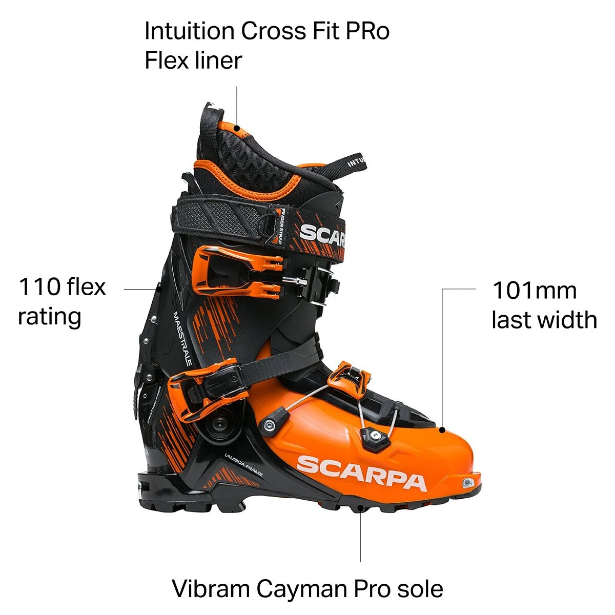 Scarpa Maestrale Alpine Touring Boot - 2023 3 Scarpa Maestrale Alpine Touring Boot - 2023 - Image 3