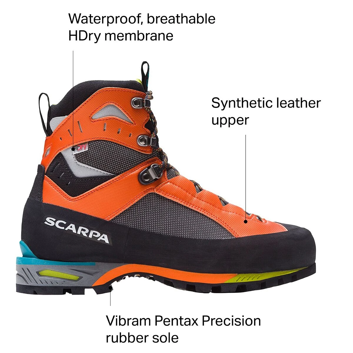 Scarpa Charmoz Mountaineering Boot - Men's 7 Scarpa Charmoz Mountaineering Boot - Men's - Image 7