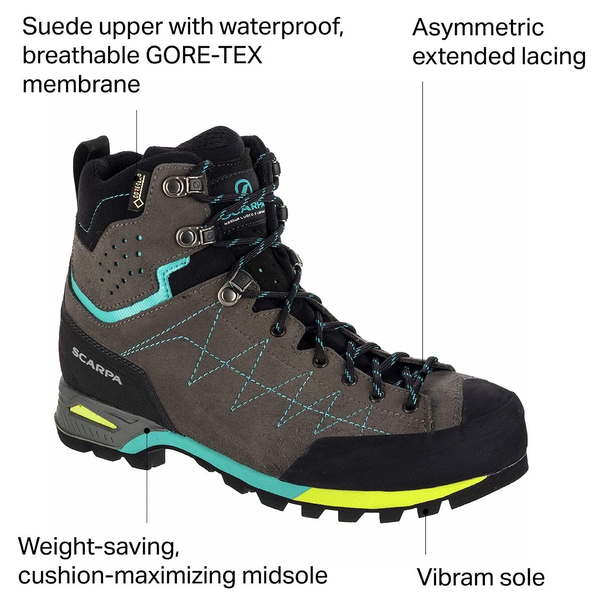 Scarpa Zodiac Plus GTX Backpacking Boot - Women's 1 Scarpa Zodiac Plus GTX Backpacking Boot - Women's
