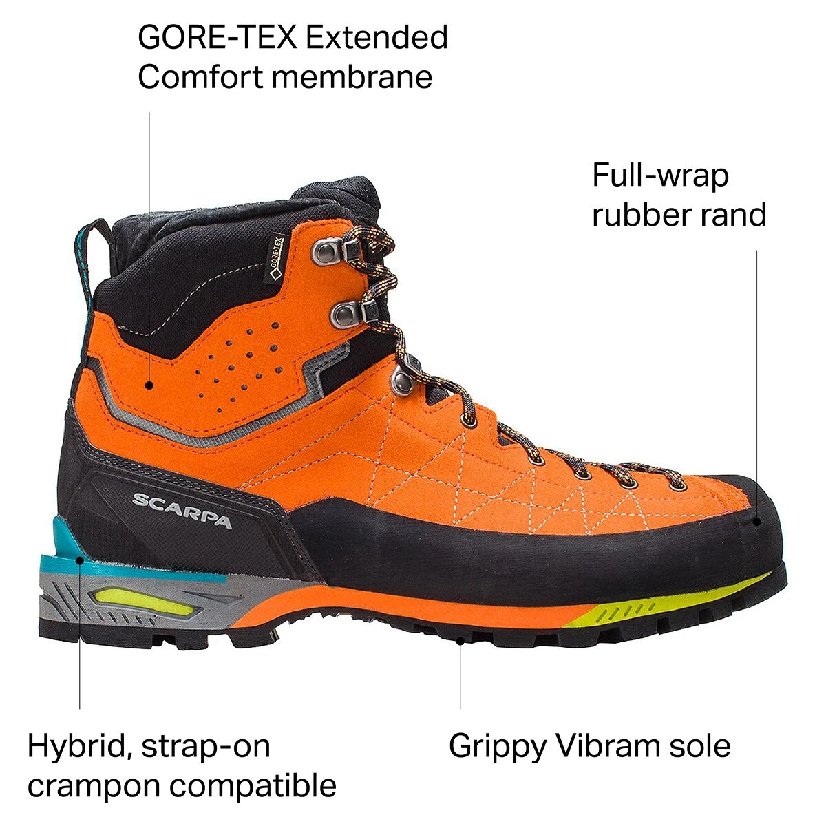 Scarpa Zodiac Tech GTX Mountaineering Boot 7 Scarpa Zodiac Tech GTX Mountaineering Boot - Image 7