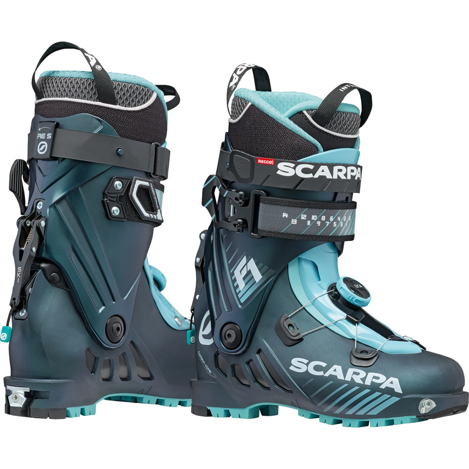 Scarpa Women's F1 Ski Touring Boots 3 Scarpa Women's F1 Ski Touring Boots - Image 3