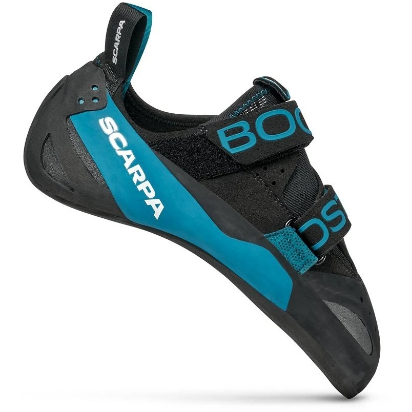 Scarpa Boostic Climbing Shoes - Black/azure 1 Scarpa Boostic Climbing Shoes - Black/azure