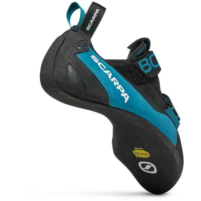 Scarpa Boostic Climbing Shoes - Black/azure 6 Scarpa Boostic Climbing Shoes - Black/azure - Image 6