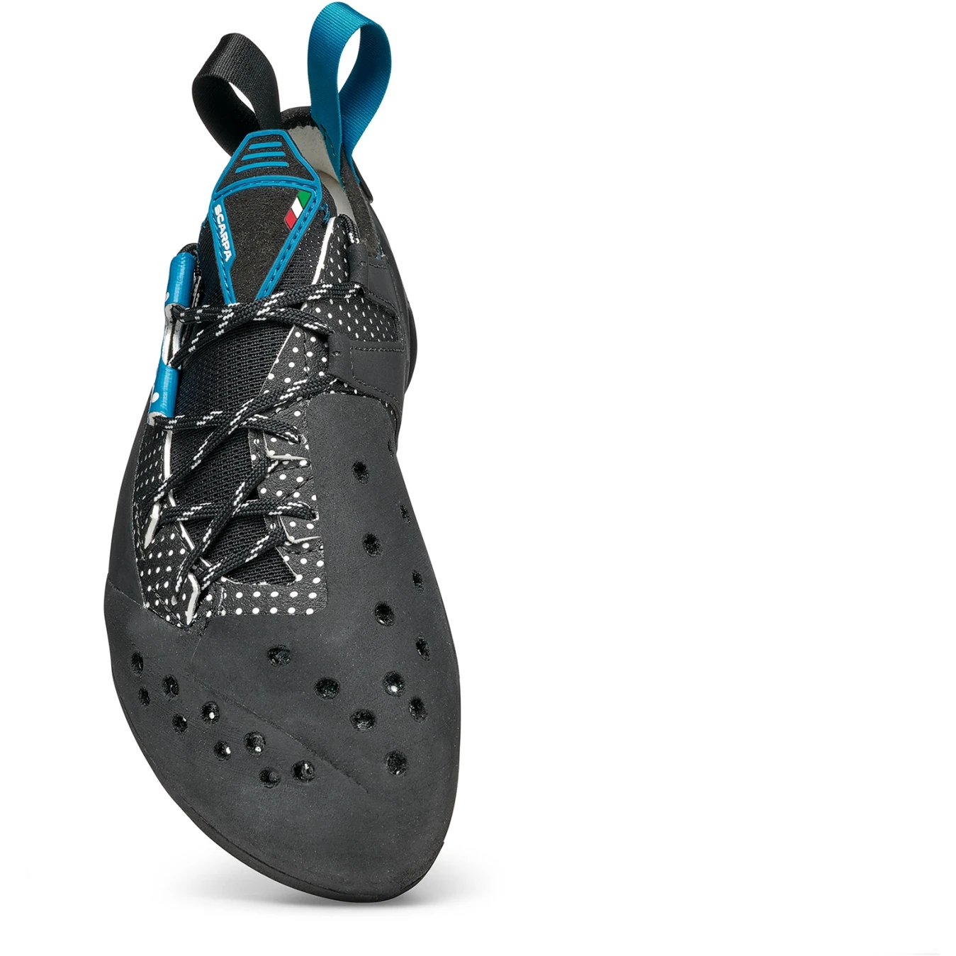 Scarpa Chimera Climbing Shoe - Black/azure 2 Scarpa Chimera Climbing Shoe - Black/azure - Image 2