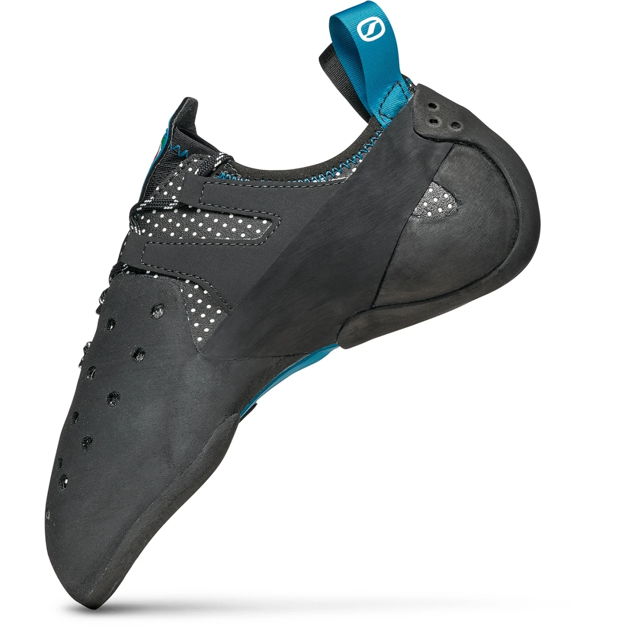 Scarpa Chimera Climbing Shoe - Black/azure 5 Scarpa Chimera Climbing Shoe - Black/azure - Image 5