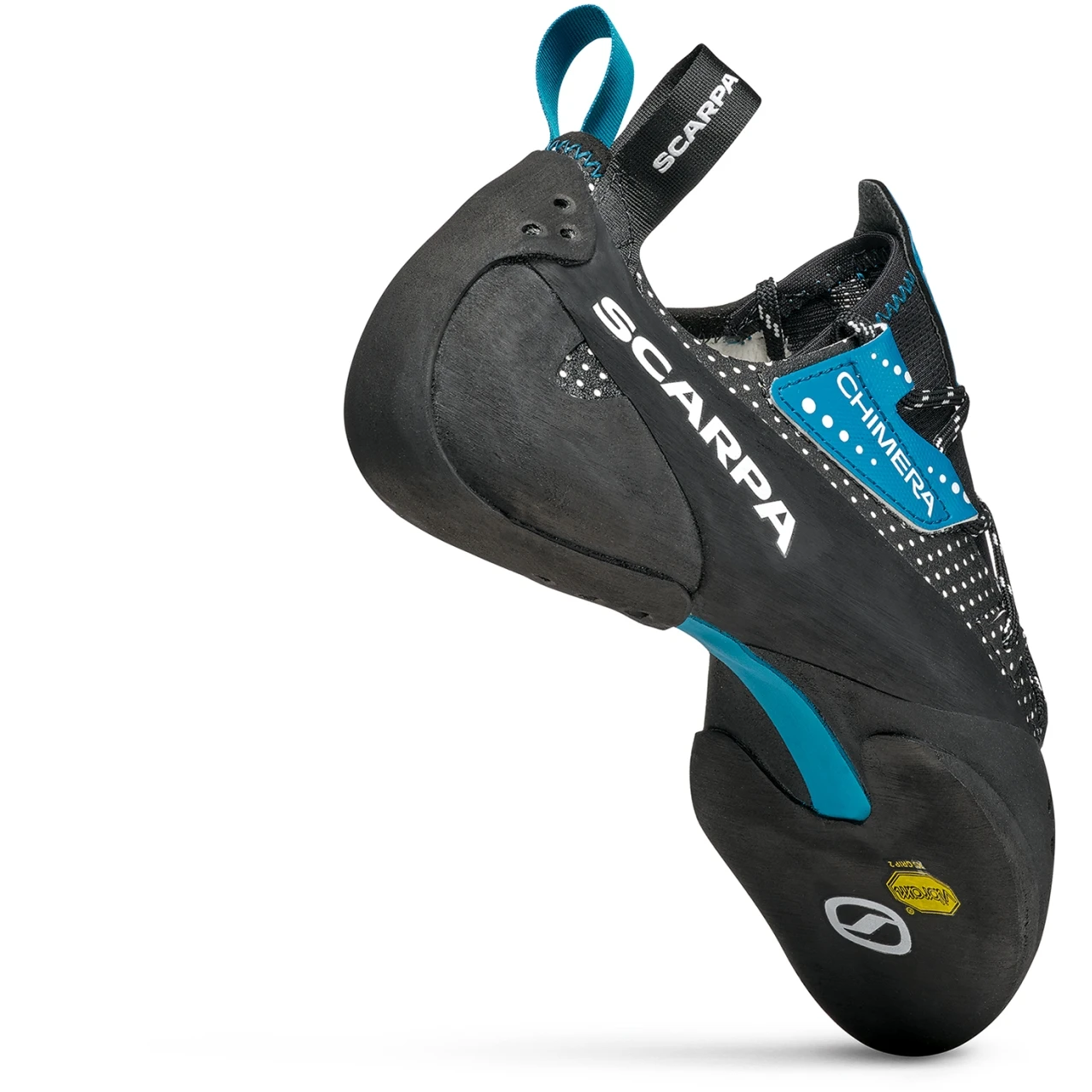 Scarpa Chimera Climbing Shoe - Black/azure 4 Scarpa Chimera Climbing Shoe - Black/azure - Image 4