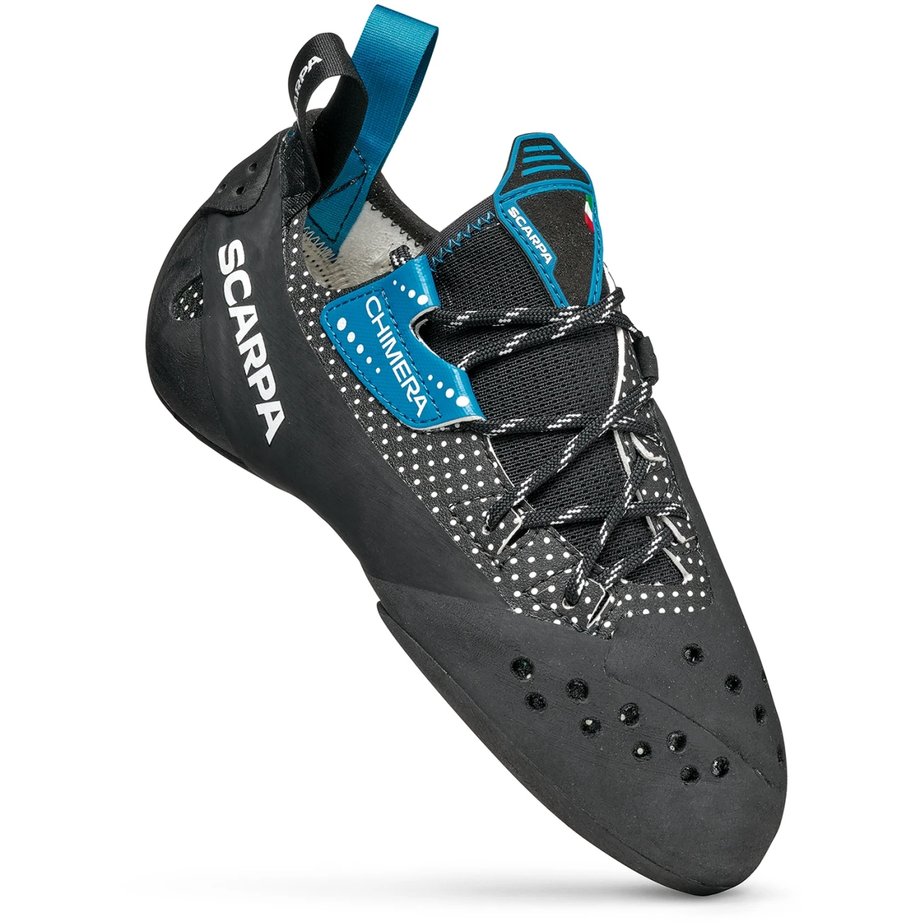 Scarpa Chimera Climbing Shoe - Black/azure 1 Scarpa Chimera Climbing Shoe - Black/azure