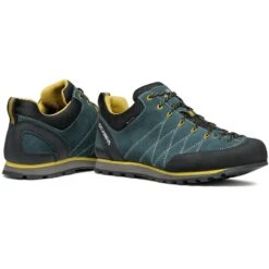 Scarpa Crux GTX Approach Shoes - Petrol/mustard -Scarpa Trail Outlet Store scarpa crux gtx approach shoes petrol mustard 2 1441605