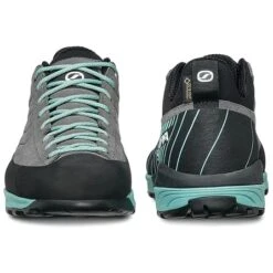 Scarpa Mescalito GTX Women's Shoes - Midgray/aqua 10 Scarpa Mescalito GTX Women's Shoes - Midgray/aqua -Scarpa Trail Outlet Store scarpa mescalito gtx womens shoes midgray aqua 1 1131065