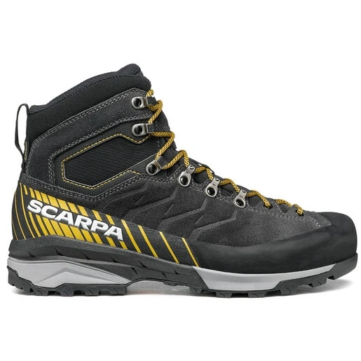Scarpa Mescalito TRK GTX Trekking Shoes - Dark Anthracite/mustard 2 Scarpa Mescalito TRK GTX Trekking Shoes - Dark Anthracite/mustard - Image 2