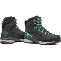 Scarpa Mescalito TRK GTX Women's Shoes - Dark Anthracite/tropical Green -Scarpa Trail Outlet Store scarpa mescalito trk gtx womens shoes dark anthracite tropical green 5 1131231