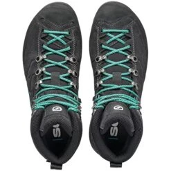 Scarpa Mescalito TRK GTX Women's Shoes - Dark Anthracite/tropical Green -Scarpa Trail Outlet Store scarpa mescalito trk gtx womens shoes dark anthracite tropical green 7 1131233