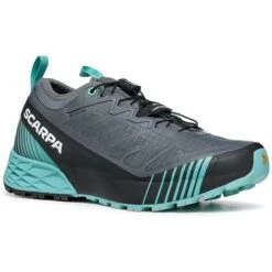 Scarpa Ribelle Run GTX Women's Trail Running Shoes - Anthracite/blue Turquoise