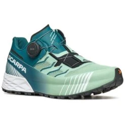 Scarpa Ribelle Run Kalibra HT Women's Trail Running Shoe - Misty Jade/deep Lagoon