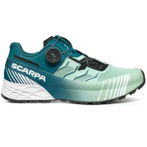 Scarpa Ribelle Run Kalibra HT Women's Trail Running Shoe - Misty Jade/deep Lagoon 2 Scarpa Ribelle Run Kalibra HT Women's Trail Running Shoe - Misty Jade/deep Lagoon - Image 2