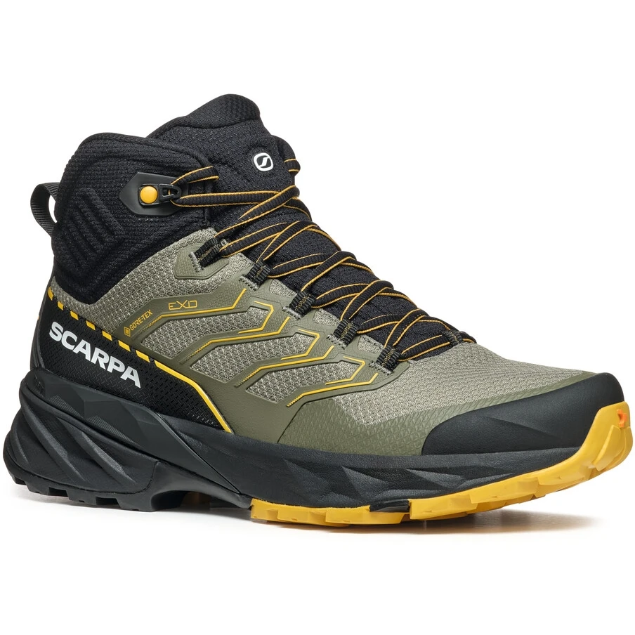 Scarpa Rush Mid 2 GTX Fast Hiking Shoes - Moss/sulphur 1 Scarpa Rush Mid 2 GTX Fast Hiking Shoes - Moss/sulphur