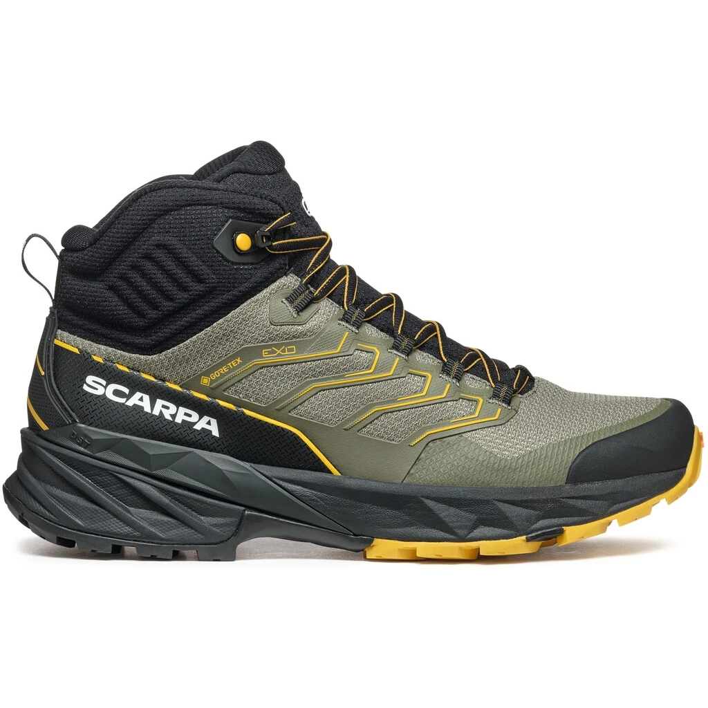 Scarpa Rush Mid 2 GTX Fast Hiking Shoes - Moss/sulphur 4 Scarpa Rush Mid 2 GTX Fast Hiking Shoes - Moss/sulphur - Image 4