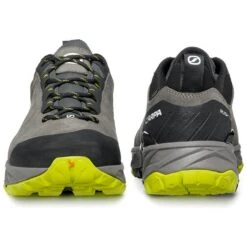 Scarpa Rush Trail GTX Hiking Shoes - Titanium /lime -Scarpa Trail Outlet Store scarpa rush trail gtx hiking shoes titanium lime 5 1520952