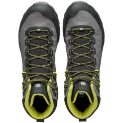 Scarpa Rush TRK LT GTX Hiking Shoes - Gray/lime -Scarpa Trail Outlet Store scarpa rush trk lt gtx fast hiking shoes gray lime 6 1441655