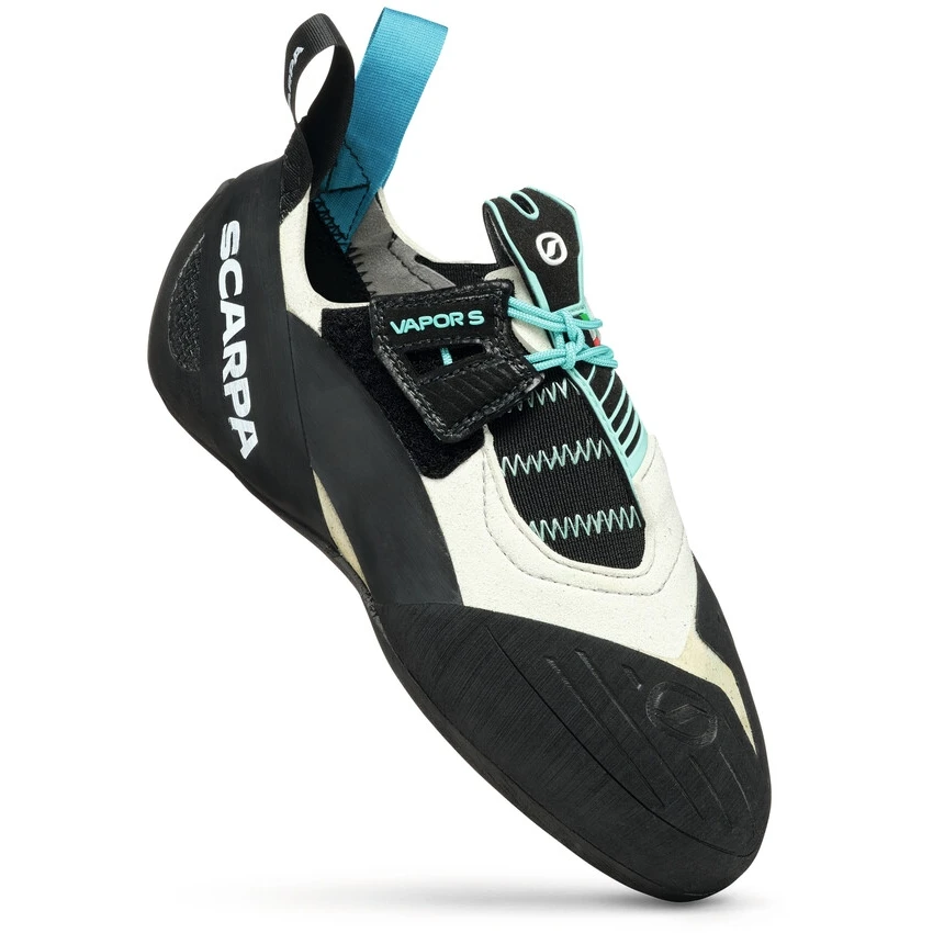 Scarpa Vapor S Women Climbing Shoe - Dust Gray/aqua 1 Scarpa Vapor S Women Climbing Shoe - Dust Gray/aqua